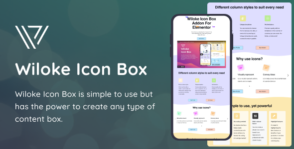 Wiloke Icon Box Addon for Elementor