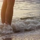 Girl Stand On Beach In Summer - VideoHive Item for Sale