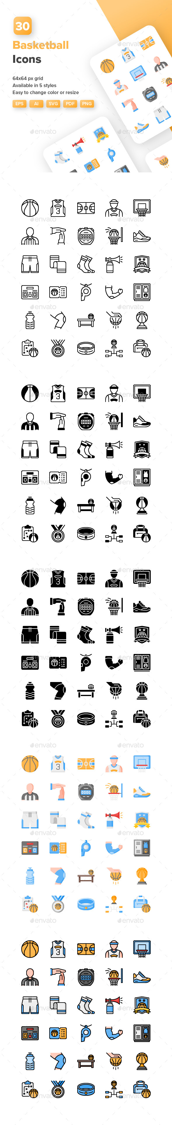 [DOWNLOAD]Basketball Icons