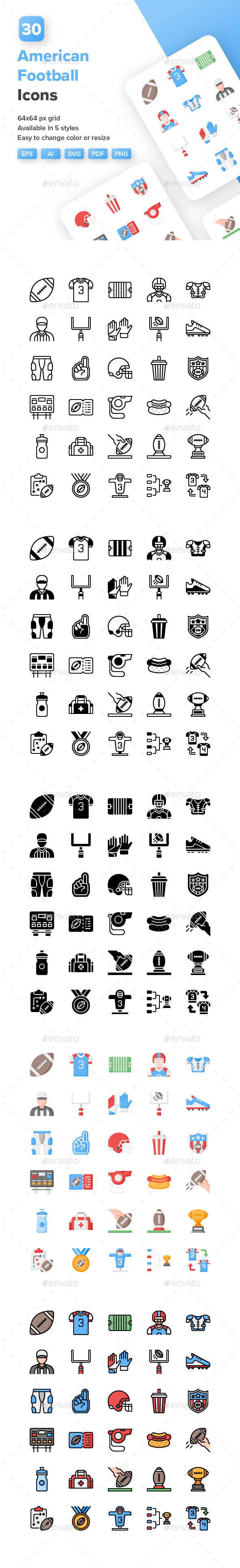 [DOWNLOAD]American Football Icons