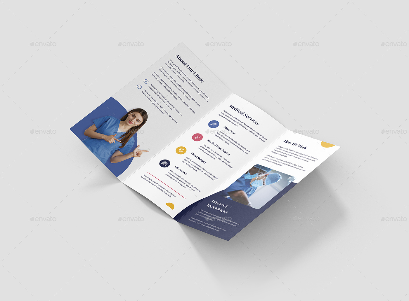 Medical Services Brochure Tri-Fold, Print Templates | GraphicRiver