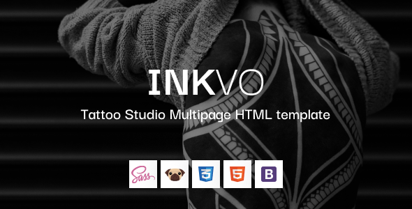Inkvo - Tattoo Studio HTML5 Template
