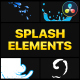 Splash Elements | DaVinci Resolve - VideoHive Item for Sale
