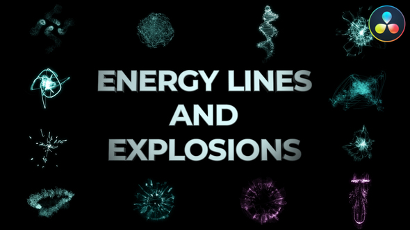Energy Lines And Explosions for DaVinci Resolve