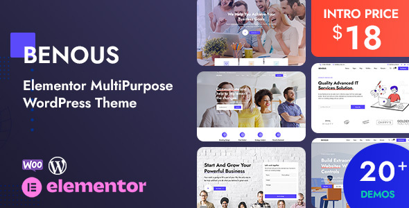 Benous - Elementor MultiPurpose WordPress Theme
