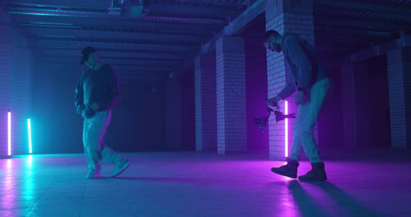 Backstage of Video Shooting alt