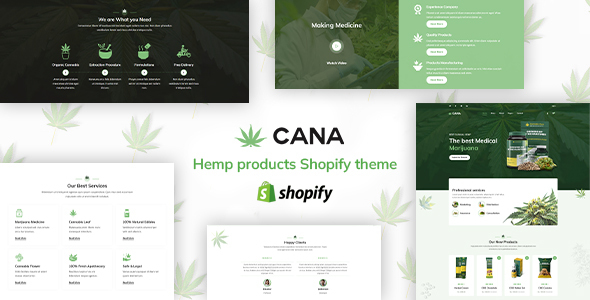 Cana – Medical Marijuana Shopify Theme