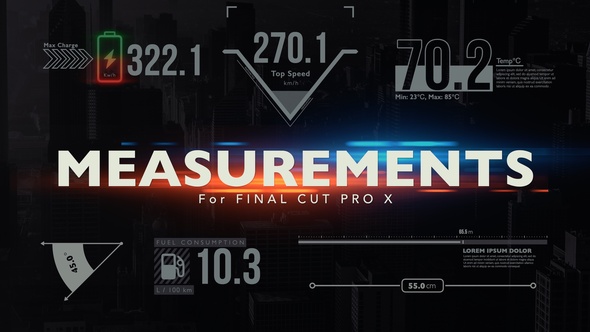 Measurements for Final Cut Pro X