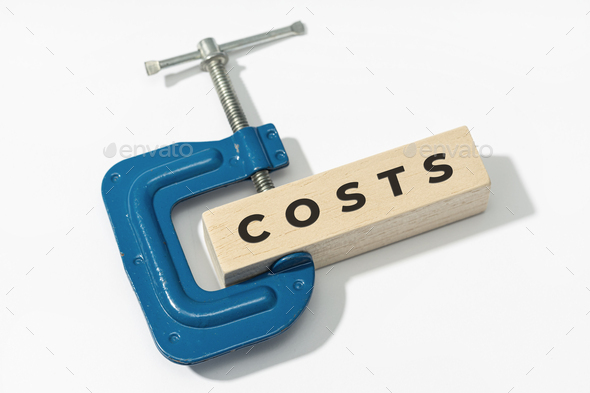 Costs squeeze concept - Stock Photo - Images