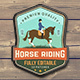 Horse Riding Sport Club Patches
