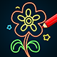 Kids Doodle Glow Games + Ready To Publish Android Games for Kids + Admob 
