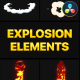 Explosion Elements | DaVinci Resolve - VideoHive Item for Sale