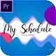 My Schedule. Girls Blog - VideoHive Item for Sale