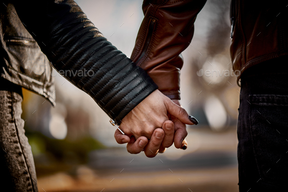 Close up of lovers hands - Stock Photo - Images