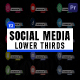 Social Media Lower Thirds Premiere Pro V.3 - VideoHive Item for Sale