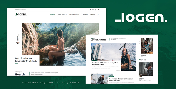 Logen – Magazine and Blog WordPress Theme