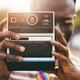 Young gay african man using vintage old camera outdoor - Focus on hands - PhotoDune Item for Sale