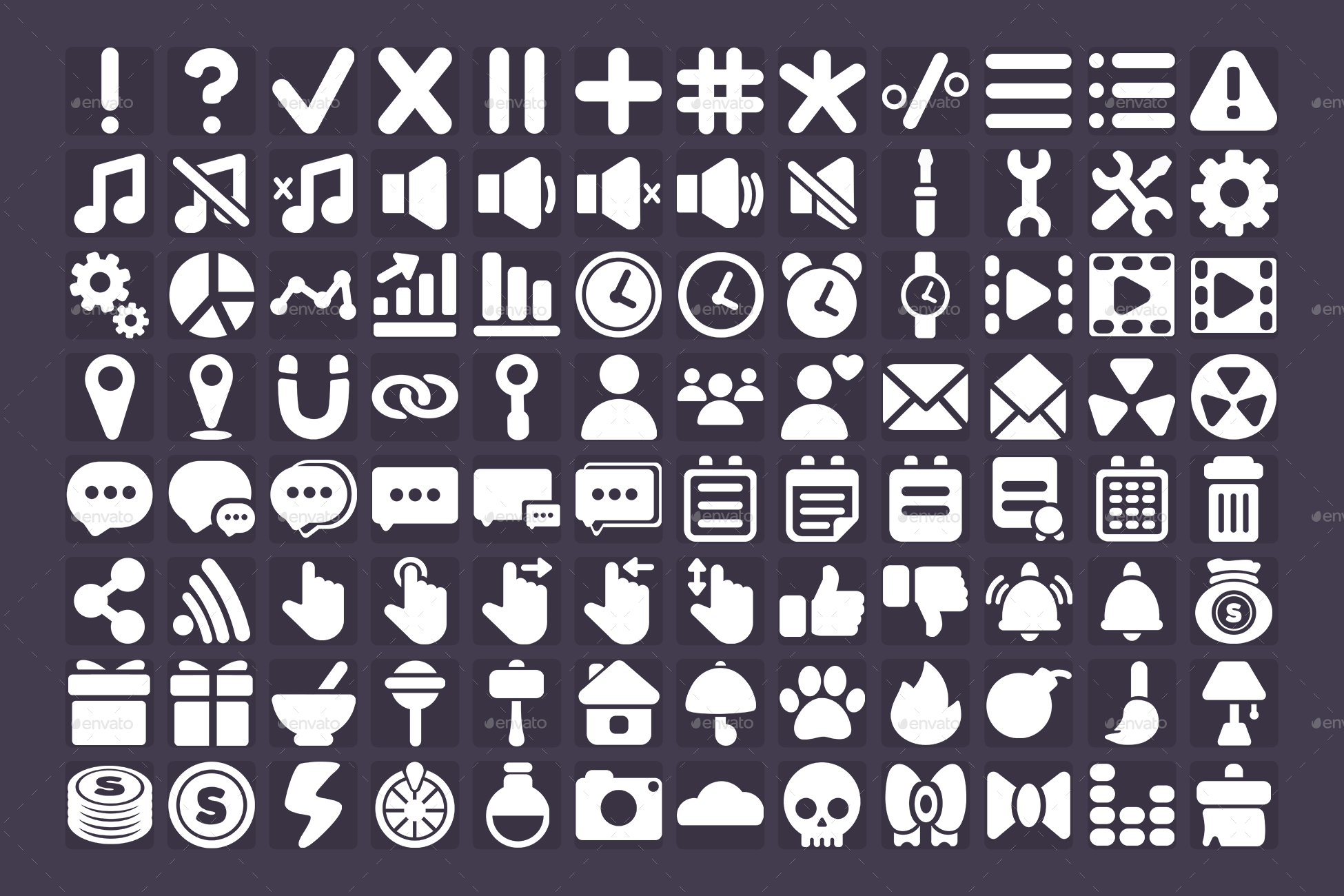Flat Icons by KartInnka | GraphicRiver
