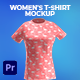 Womens T-shirt Mockup Template - Animated Mockup PREMIERE - VideoHive Item for Sale