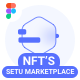 Setu - Figma NFT Marketplace with Admin Dashboards