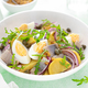 Herring and boiled potato salad with egg, capers and red onion - PhotoDune Item for Sale