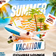 Summer Vacation Flyer