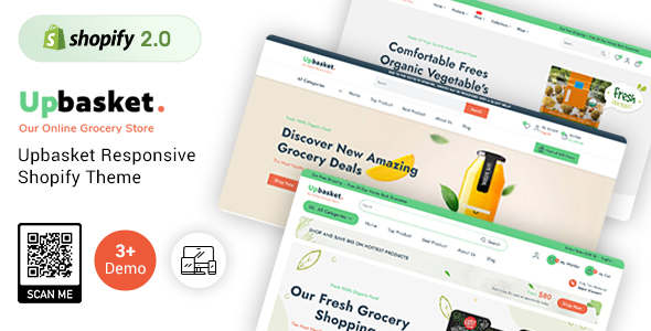 Upbasket – Multipurpose Grocery & Supermarket Shopify Theme