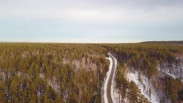 Winter County Road