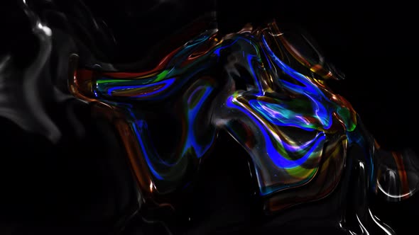 Background Oily Marble Liquid Animation, Abstract Oily Liquid Animated alt