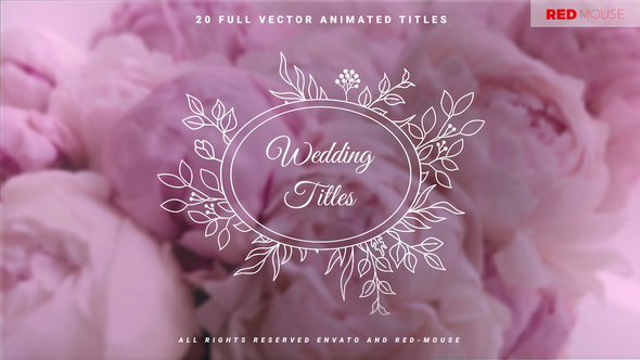 Wedding Titles Titles template preview
