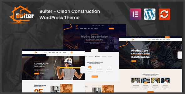 Bulter – Clean Construction WordPress Theme