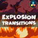 Cartoon Explosion Transitions Pack | DaVinci Resolve - VideoHive Item for Sale