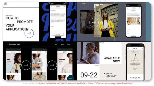 Website N Application Promo Product Promo template preview