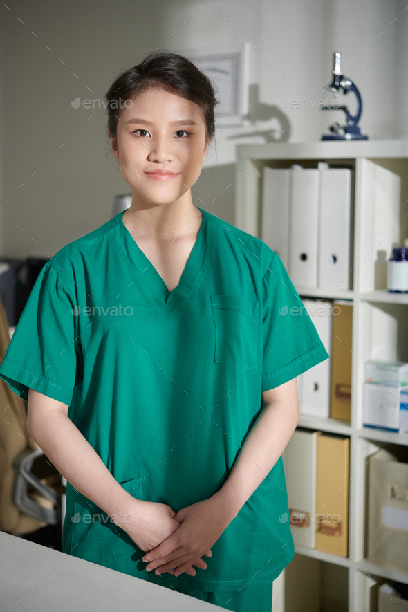 Smiling Veterinary Nurse