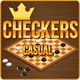 Checkers Casual - Offline & multiplayer mode