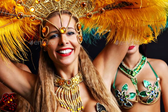 Brazilian Women Dancing Samba At Carnival Stock Photo By Macniak Photodune