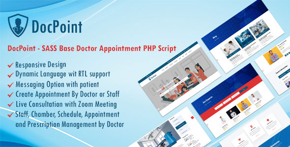 DocPoint - Doctor Appointment System with Subscription (SAAS)