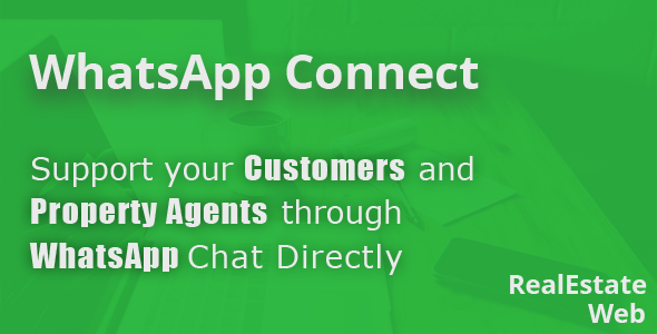 WhatsApp Connect for RealEstateWeb CMS
