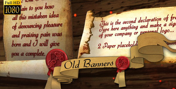 Old Banners and - VideoHive 3302687