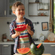 Little kid eating watermelon in kitchen - PhotoDune Item for Sale