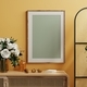Mockup frame in interior background in modern living room on yellow wall. - PhotoDune Item for Sale