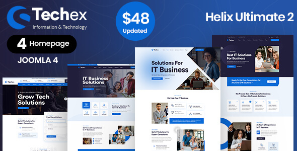 Techex – Information & Technology Joomla 4 Template