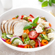 Grilled chicken breast and fresh greek salad with feta cheese - PhotoDune Item for Sale
