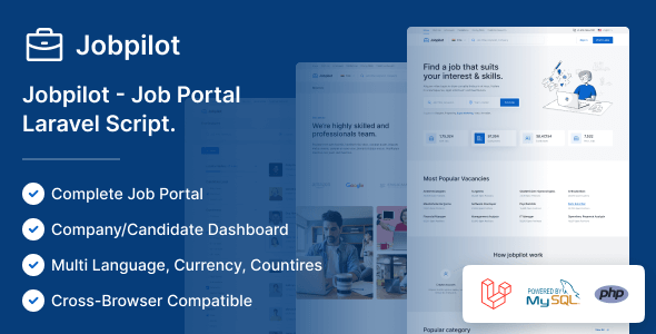 Jobpilot - Job Portal Laravel Script