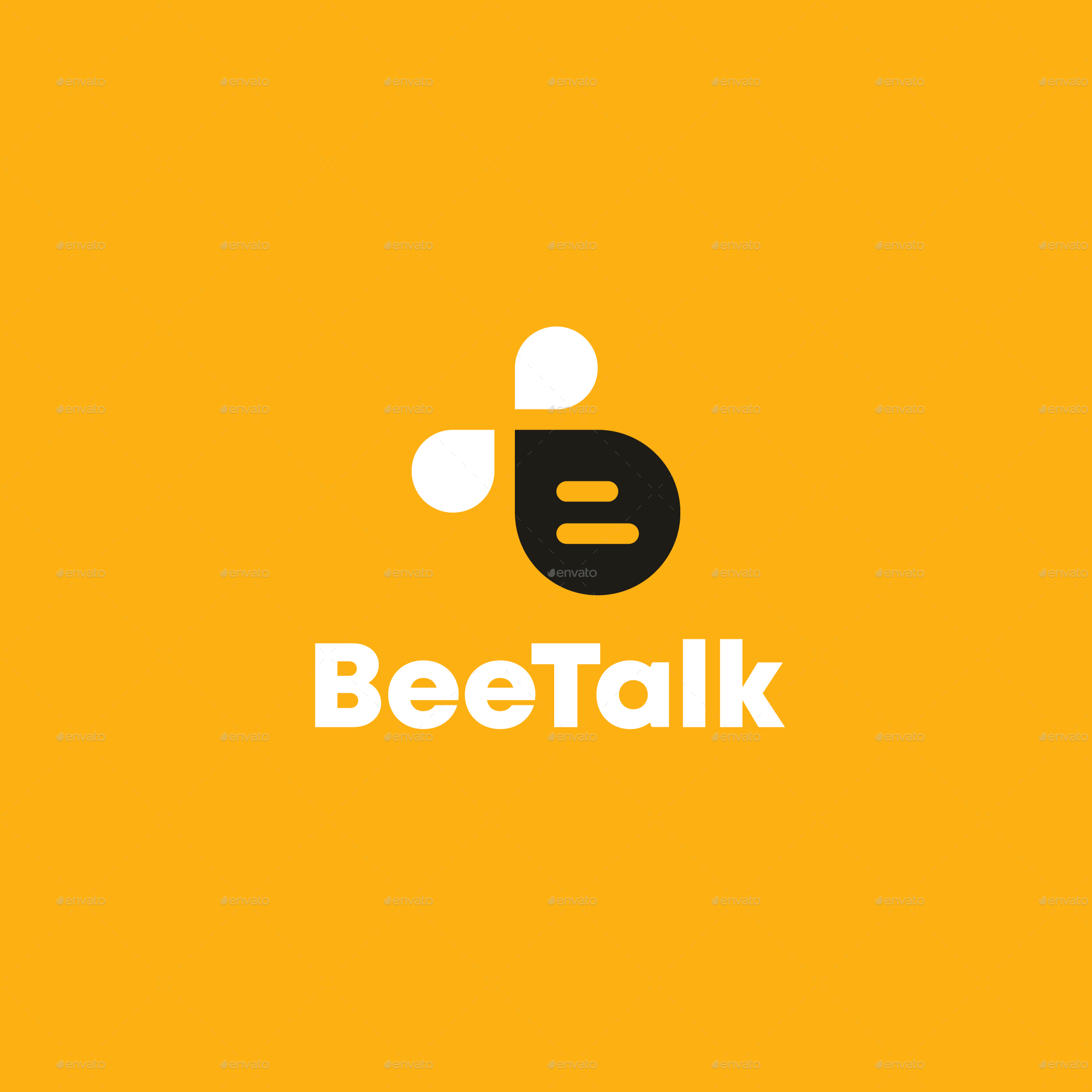 BeeTalk Letter B Logo Design, Logo Templates | GraphicRiver