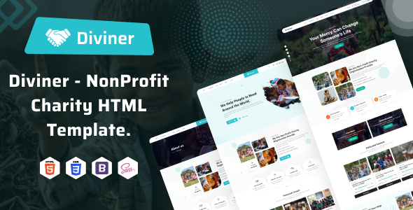 Diviner – NonProfit Charity HTML Template