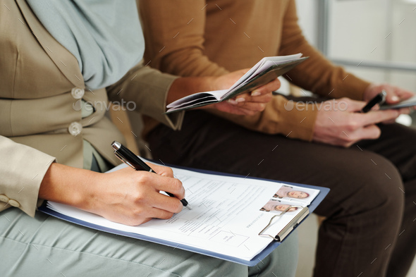 Filling In Visa Application Form - Stock Photo - Images