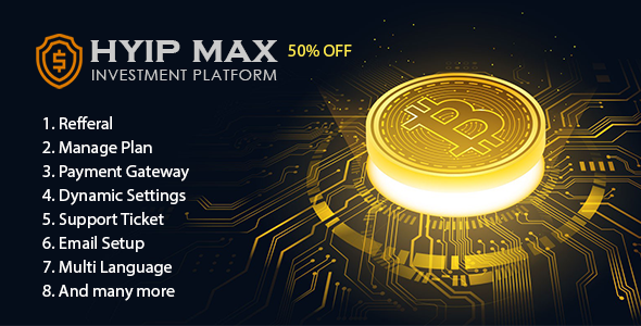 HYIP MAX - high-yield investment platform