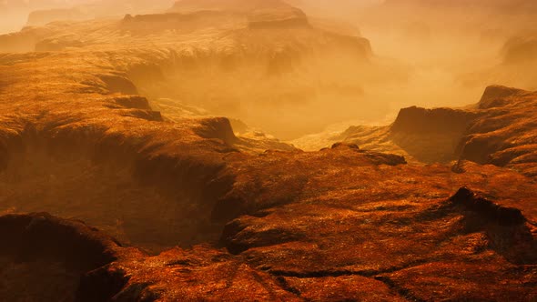 Scenic View of Sunrise in Grand Canyon National Park alt