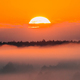 Amazing Sunrise Over Misty Landscape. - PhotoDune Item for Sale